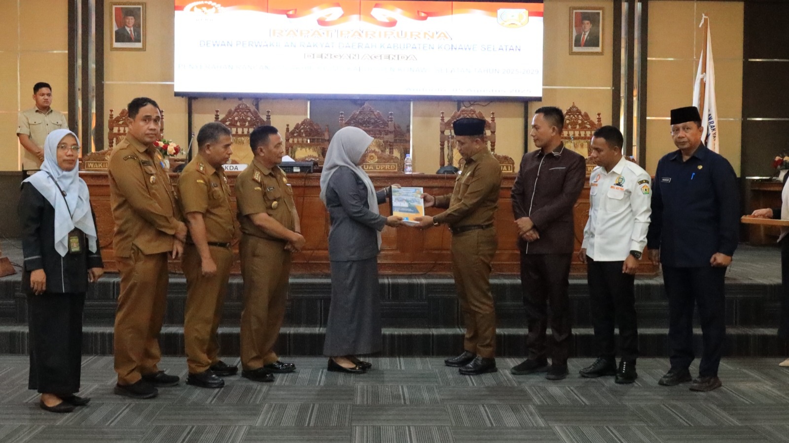 DPRD Konawe Selatan Terima Rancangan Akhir RPJMD 2025–2029