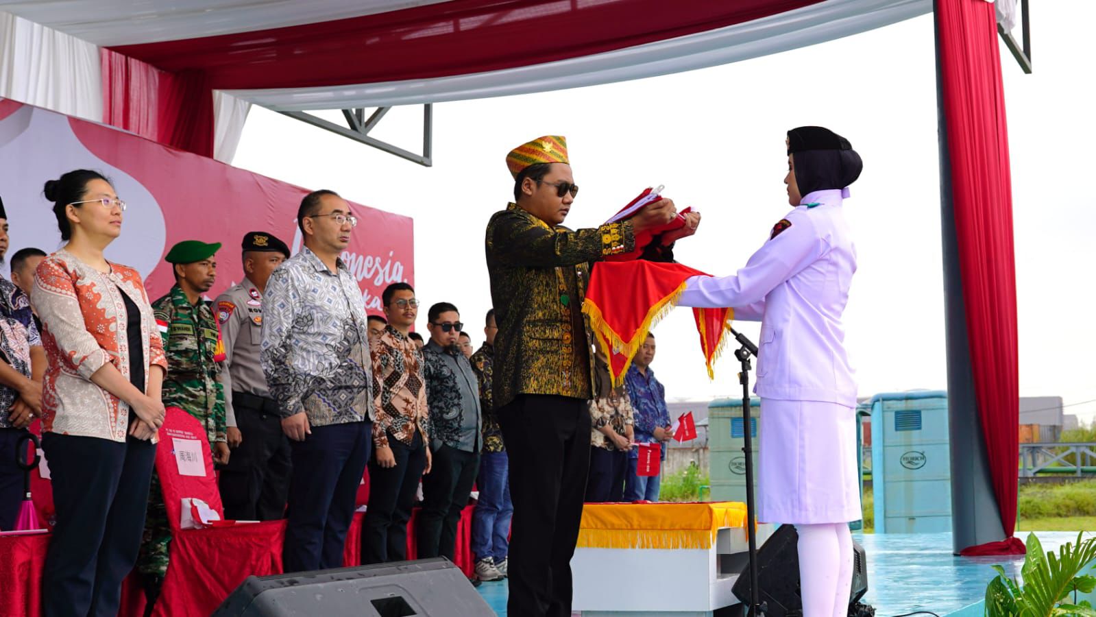 Semarak HUT ke-80 RI, PT OSS Gelar Upacara, Lomba Olahraga dan Aksi Sosial di Konawe