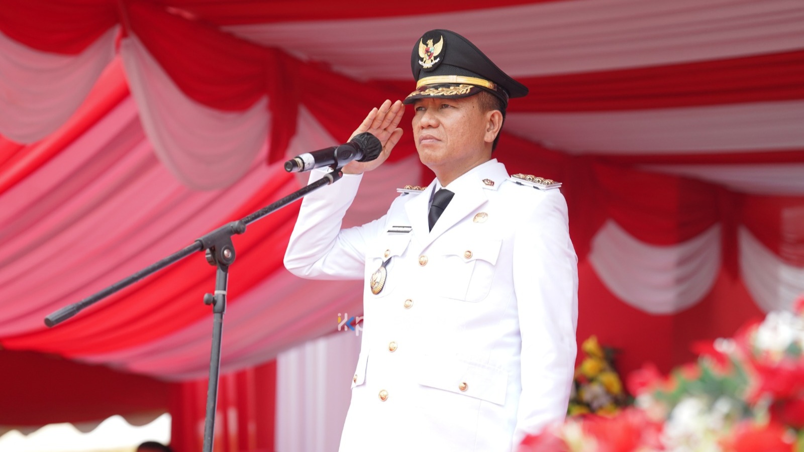 Bupati Irham Kalenggo Perdana Pimpin Upacara HUT ke-80 RI di Konawe Selatan