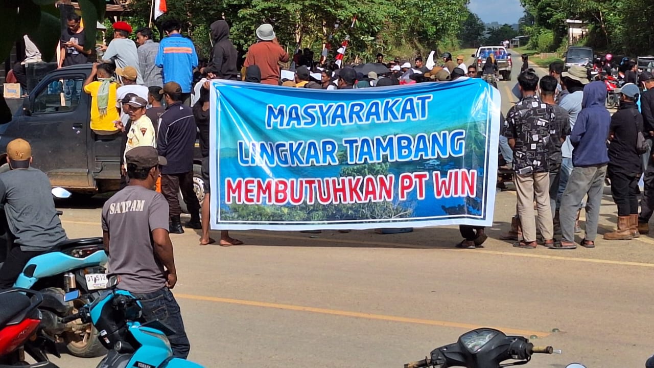 Ratusan Warga Dua Kecamatan Turun Jalan Suarakan Dukungan Aktivitas PT WIN Torobulu