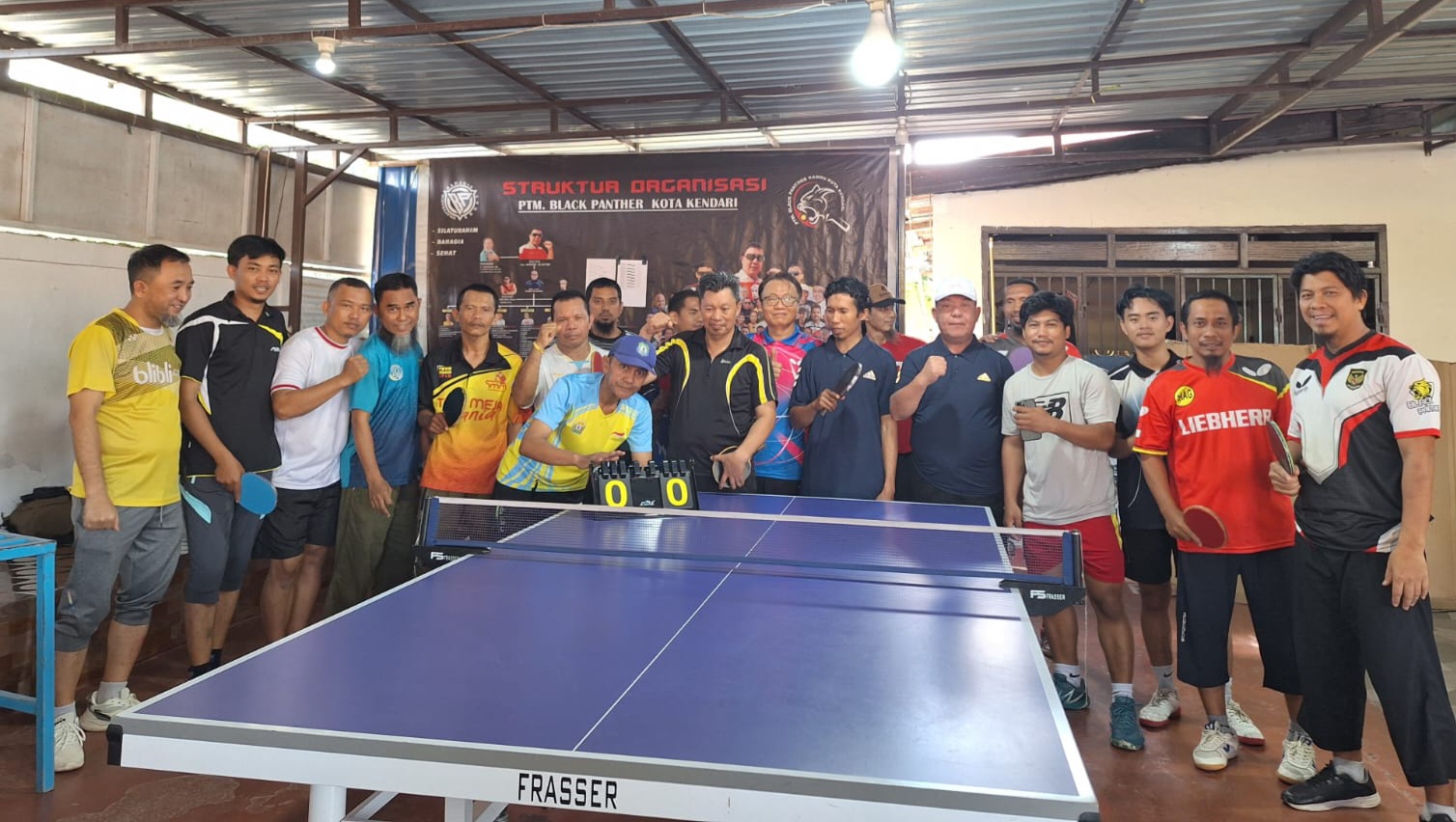 PTM Black Panther Gelar Kejuaraan Tenis Meja Internal, Asah Skill Atlet di HUT ke-80 RI