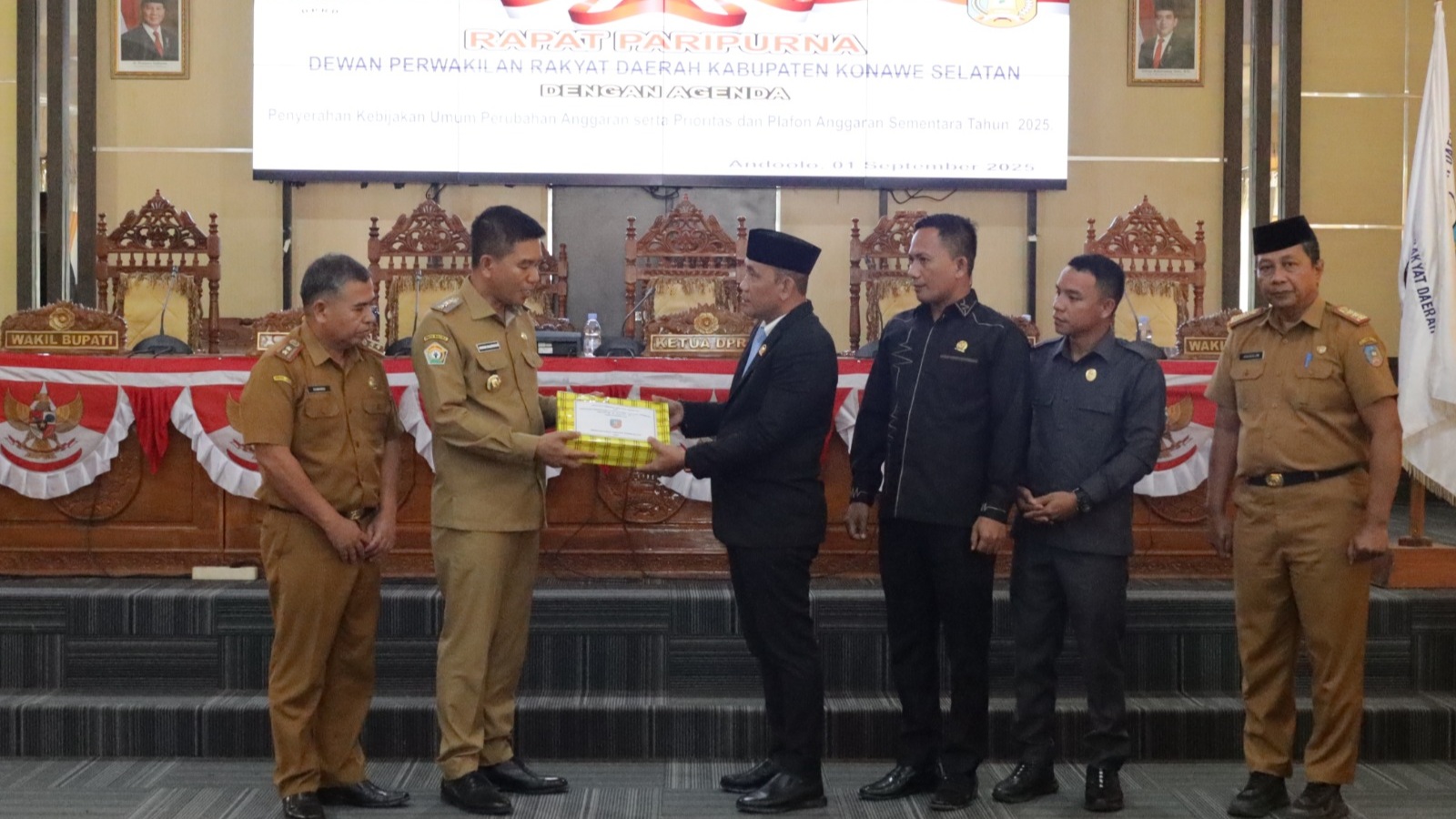 Dewan Konsel Terima Dokumen Perubahan Anggaran 2025, Bupati Irham Kalenggo: Fokus Pembangunan Berbasis Digital dan SDM