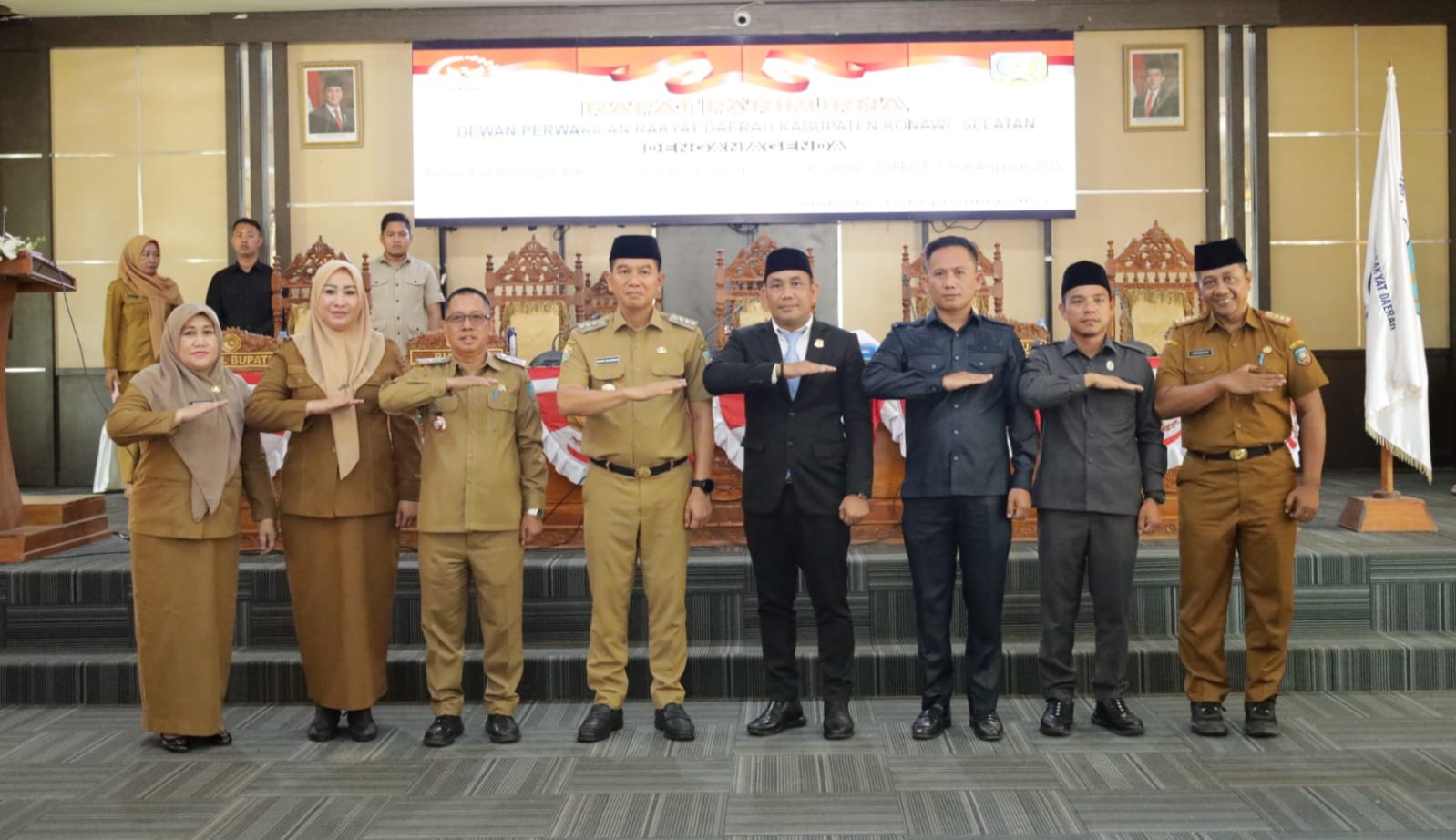 DPRD Konawe Selatan Terima Rancangan APBD-P 2025