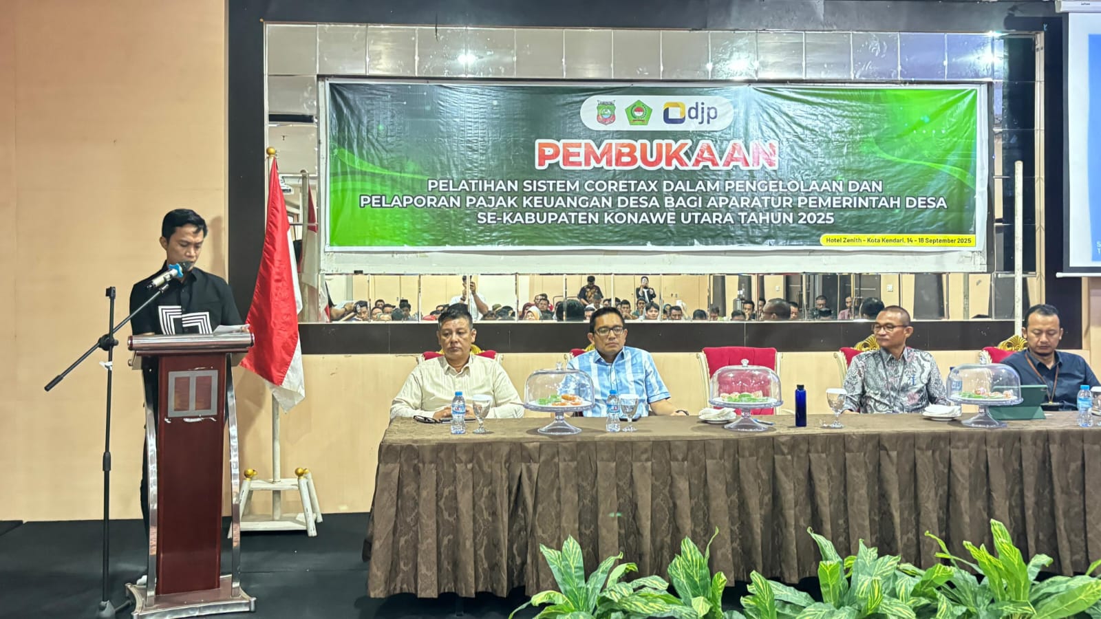 Pemkab Konut Gelar Pelatihan Coretax, Bupati Ikbar: Aparatur Desa Wajib Kuasai Regulasi Pajak Modern