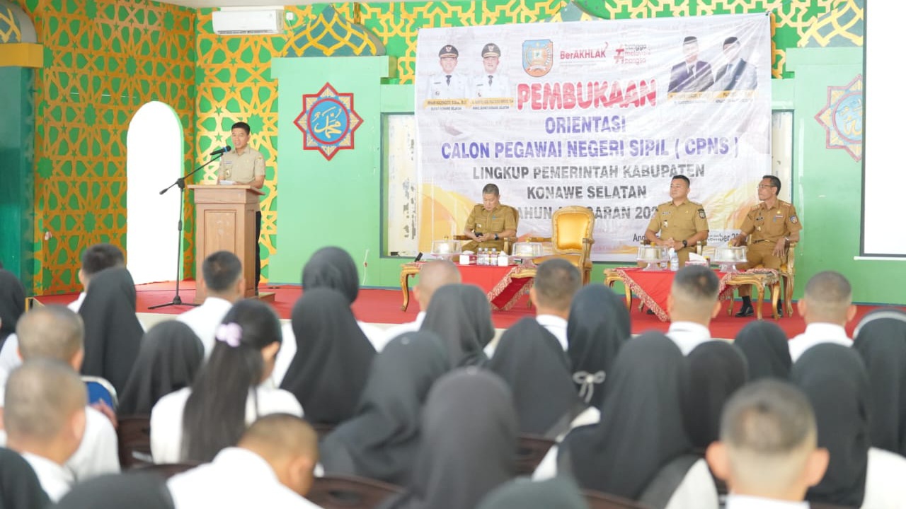 Buka Orientasi CPNS 2025, Bupati Konawe Selatan Sampaikan Tiga Pesan Penting