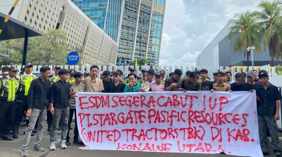 Diduga Serobot Tanah Adat, Koalisi Mahasiswa Desak Kementerian ESDM Cabut IUP PT Stargate Pacific Resources di Konawe Utara