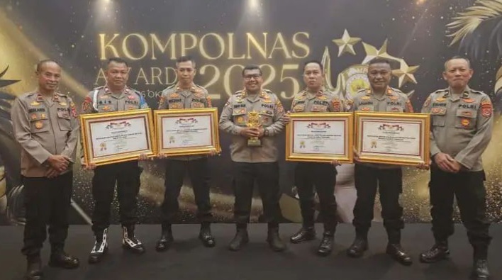 Polsek Laonti Raih Polsek Terbaik I di Ajang Kompolnas Award 2025