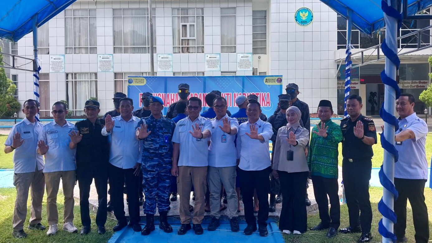 BNNP Sultra Musnahkan 4,6 Kg Narkotika, Selamatkan Belasan Ribu Jiwa dari Bahaya Narkoba