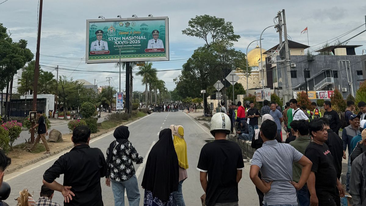 Pelaksanaan Konstatering Kopperson Diadang Ratusan Warga Pemilik SHM di Tapak Kuda Kendari