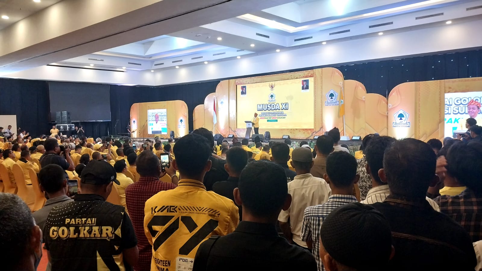 Buka Musda XI Golkar Sultra, Bahlil Lahadalia Tekankan Soliditas dan Inovasi Kader