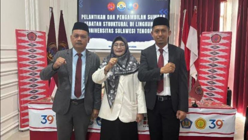 Unsultra Lantik Pimpinan Baru Fakultas Hukum Periode 2025–2029, Seluruh Pejabat Bergelar Doktor untuk Pertama Kalinya