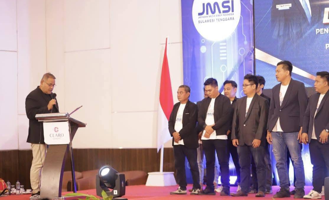 Lantik Pengda JMSI Sultra, Ketum Teguh Santosa Dorong Peningkatan Kualitas Jurnalistik Berkelanjutan