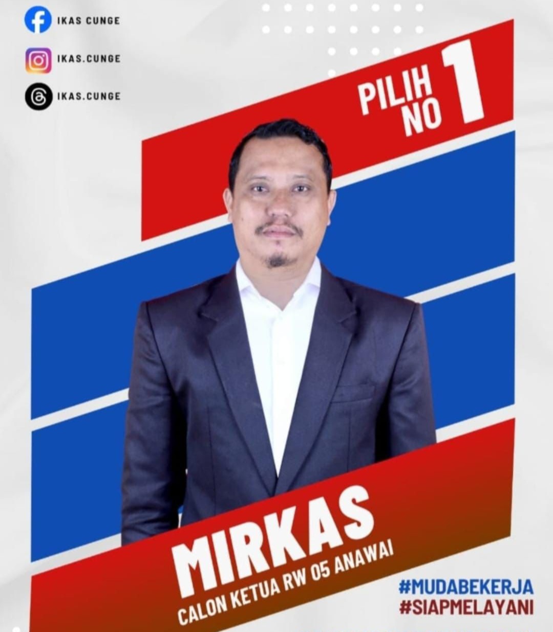 Dapat Dukungan Mayoritas Warga, Mirkas Terpilih Jadi Ketua RW 05 Kelurahan Anawai