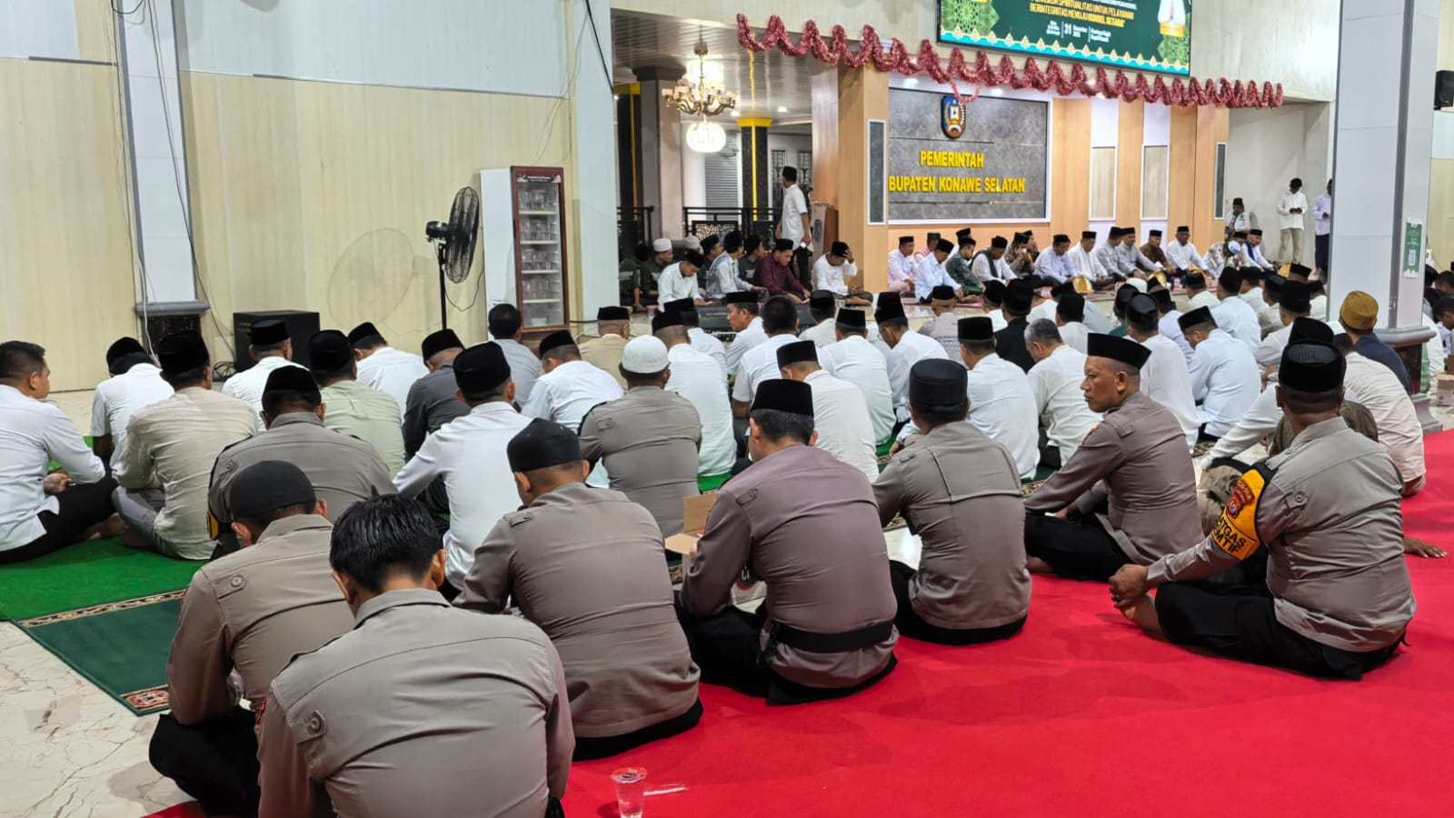 Sambut Tahun 2026, Pemkab Konawe Selatan-Polres dan PCNU Gelar Zikir & Doa Bersama