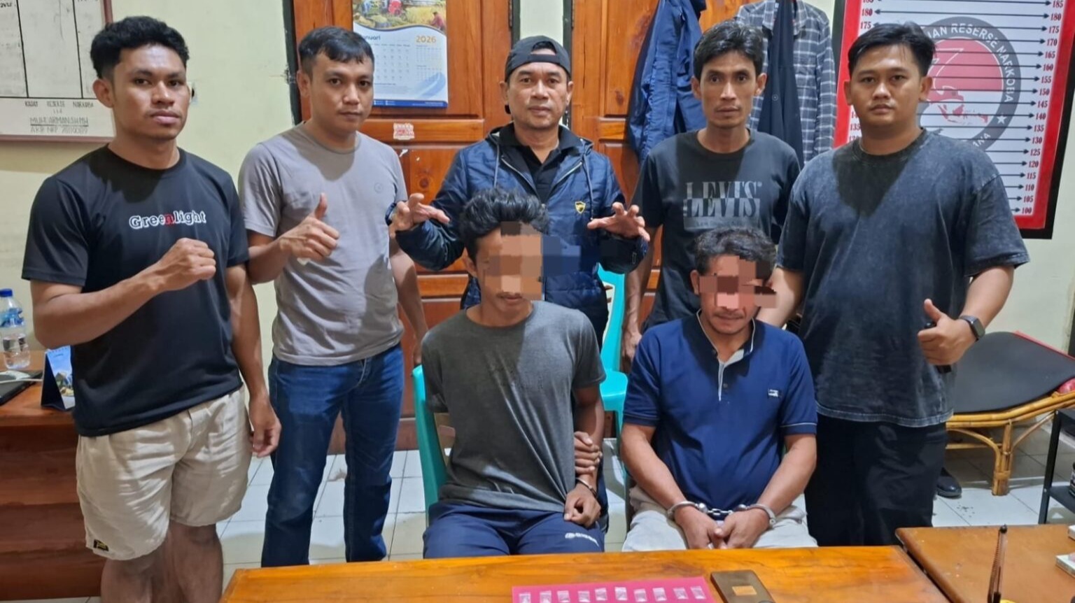 Satresnarkoba Polres Bombana Tangkap Dua Terduga Pengedar Narkoba