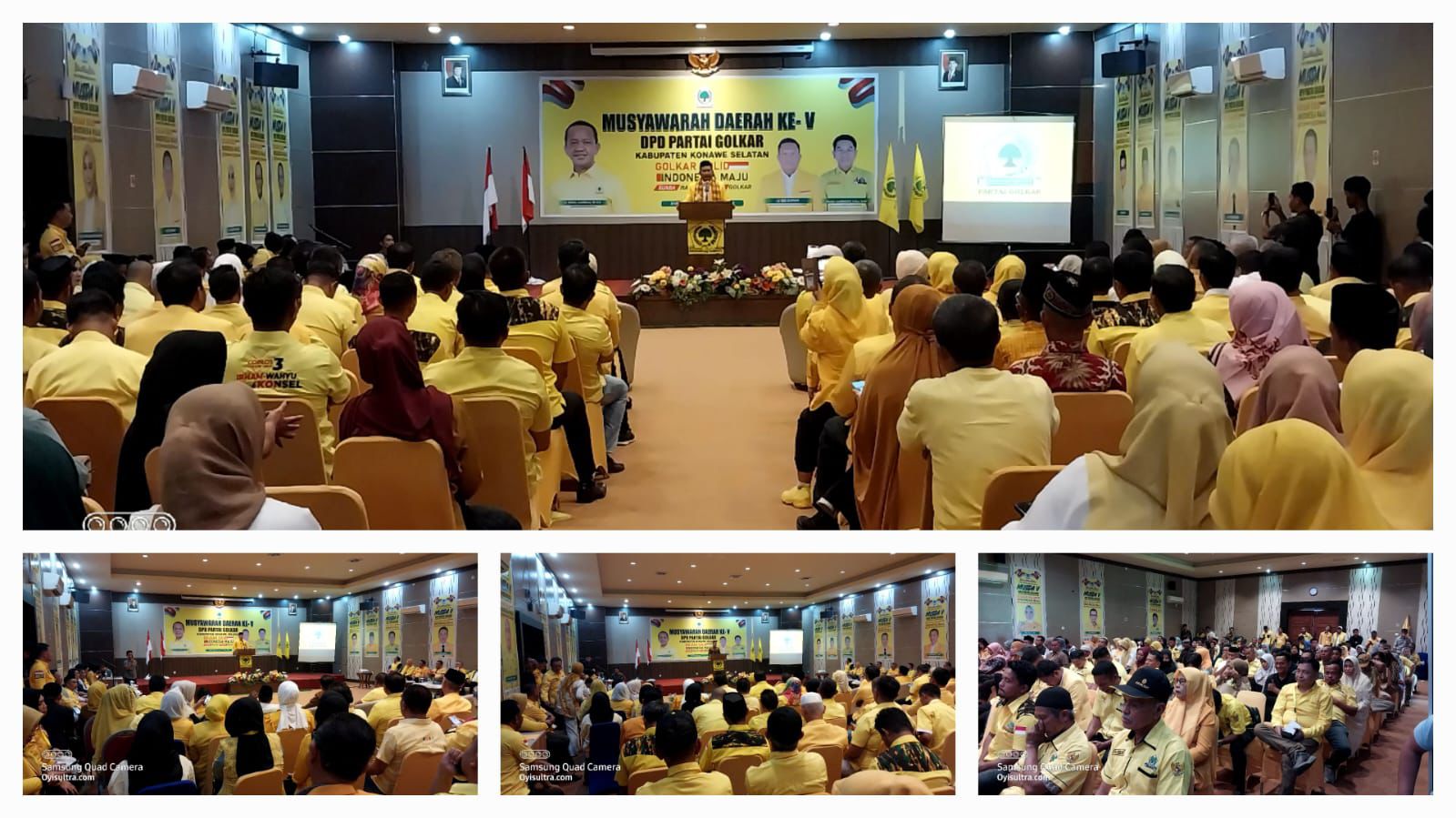 Musda Golkar Konsel Digelar, La Ode Darwin Tekankan Soliditas Kader dan Target 14 Kursi DPRD Konawe Selatan