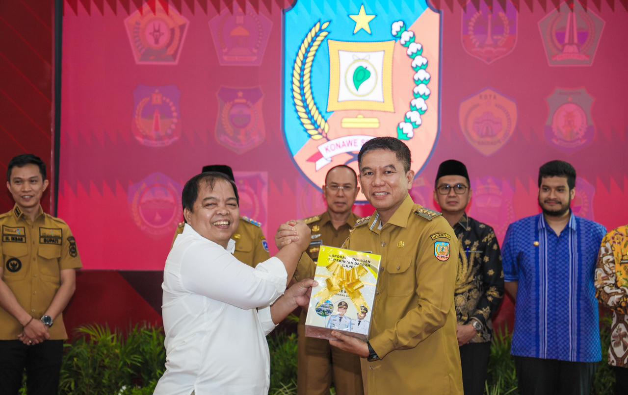 Pemkab Konsel Serahkan LKPD 2025 ke BPK, Target Opini WTP Kembali Dibidik