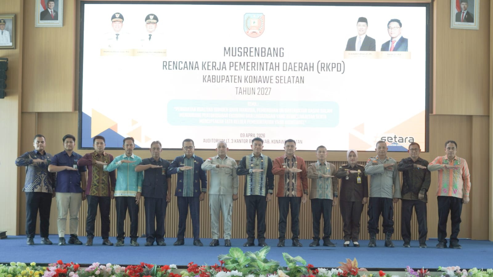 Musrenbang RKPD 2027, Pemkab Konsel Fokus pada SDM, Infrastruktur Dasar dan Ekonomi Inklusif