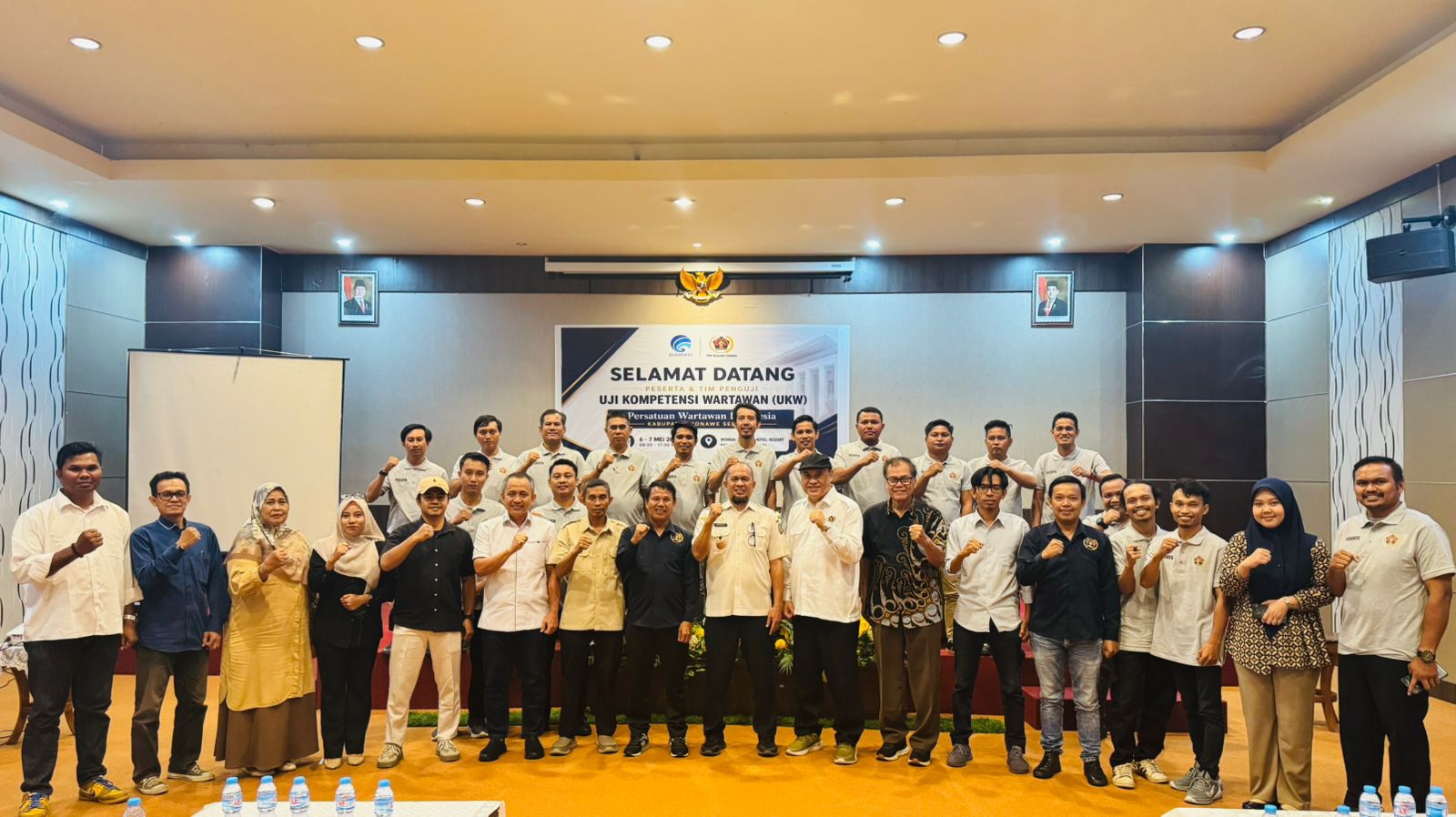 Tingkatkan Kualitas dan Profesionalisme, PWI Konawe Selatan Gelar Uji Kompetensi Wartawan