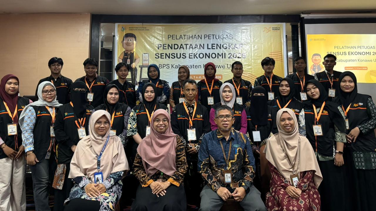 Tingkatkan Kapasitas dan Kompetensi Petugas, BPS Konut Gelar Pelatihan Pendataan Sensus Ekonomi 2026