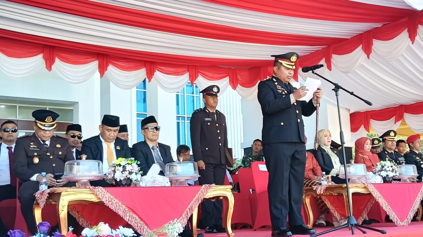 Upacara Peringatan Hari Bhayangkara ke-80, Kapolres Konsel Sampaikan 5 Instruksi Strategis Presiden Prabowo
