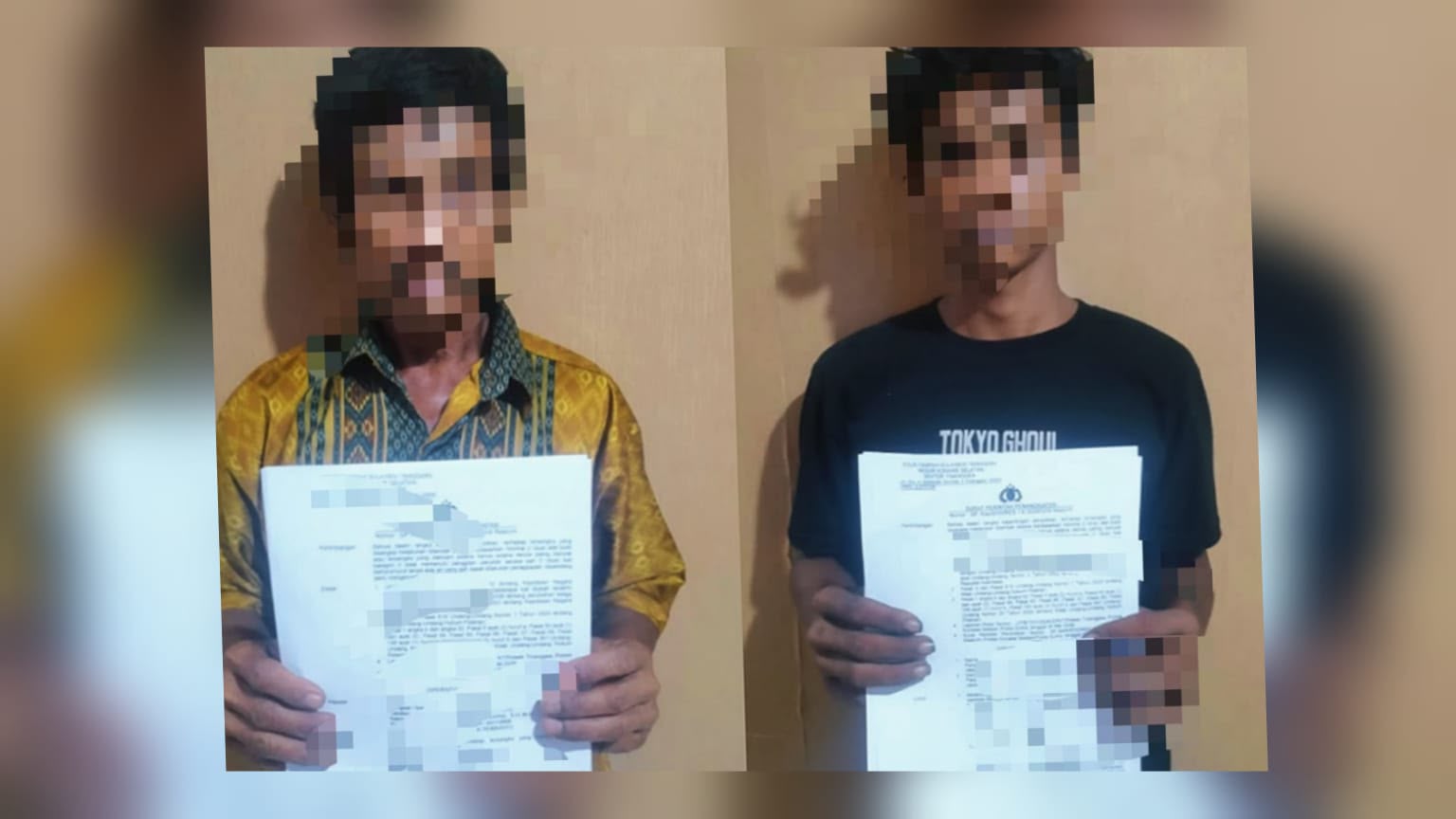 Polsek Tinanggea Tangkap Dua Tersangka Kasus Pengeroyokan dan Penganiayaan di Desa Asingi