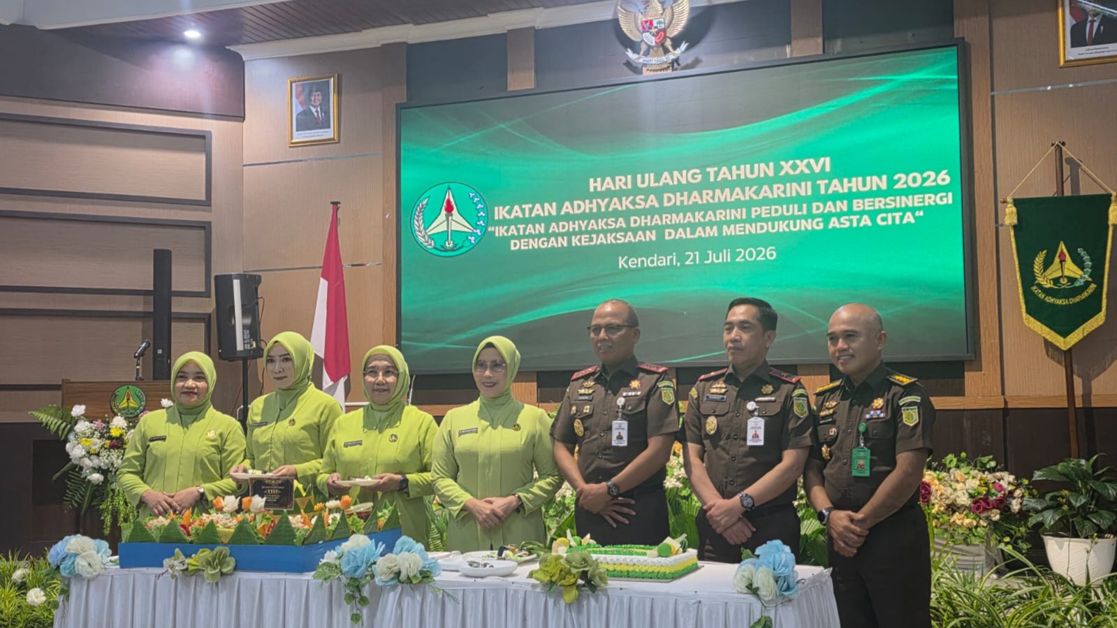 Peringati HUT ke-XXVI, IAD Wilayah Sultra Beri Santunan Anak Pegawai Berprestasi