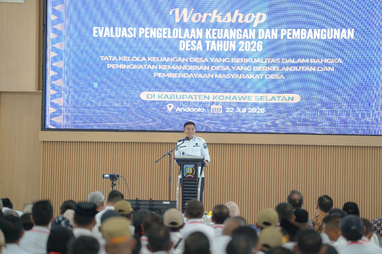 Pemkab Konsel dan BPKP Sultra Gelar Workshop Evaluasi Pengelolaan Keuangan dan Pembangunan Desa 2026