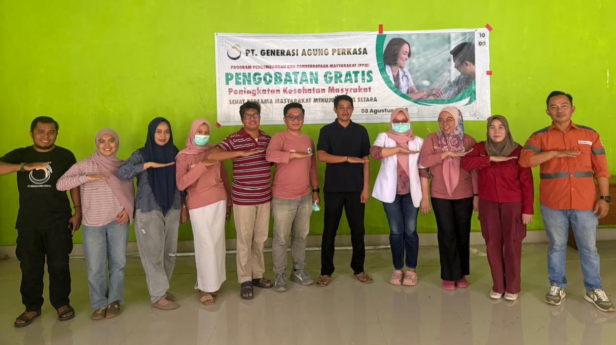PT GAP Gelar Pengobatan Gratis di Dua Desa, Ratusan Warga Lingkar Tambang Dapat Layanan Kesehatan