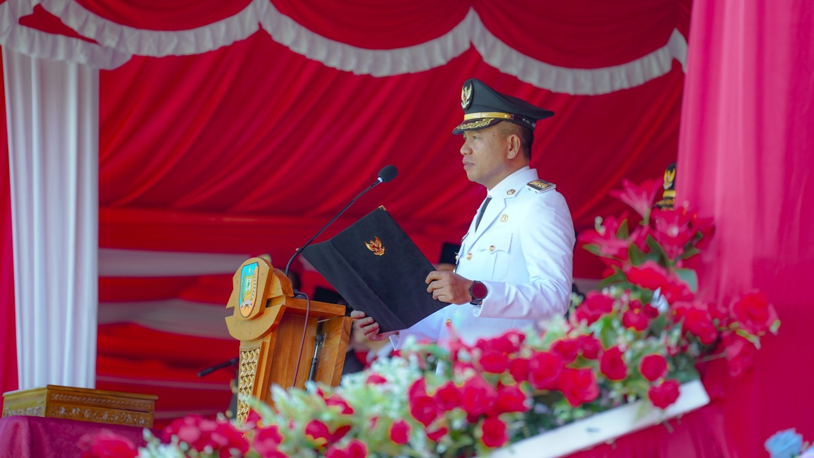 HUT ke-81 RI, Bupati Konsel Tekankan Peningkatan Pelayanan Publik