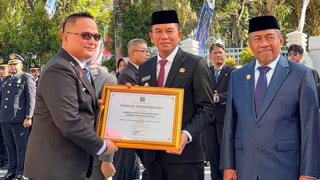 Konsisten Lindungi Karya Lokal, Bupati Konsel Terima Intellectual Property Award 2026