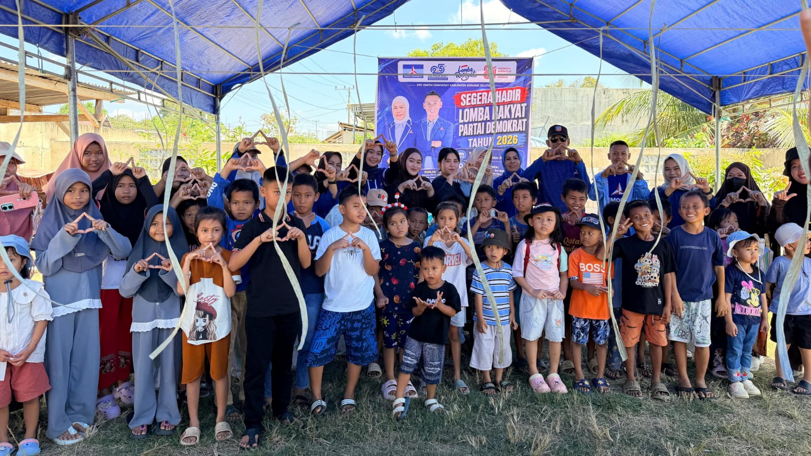 Semarak HUT ke-25, Demokrat Konsel Gelar Lomba Rakyat Perkuat Kebersamaan dengan Masyarakat