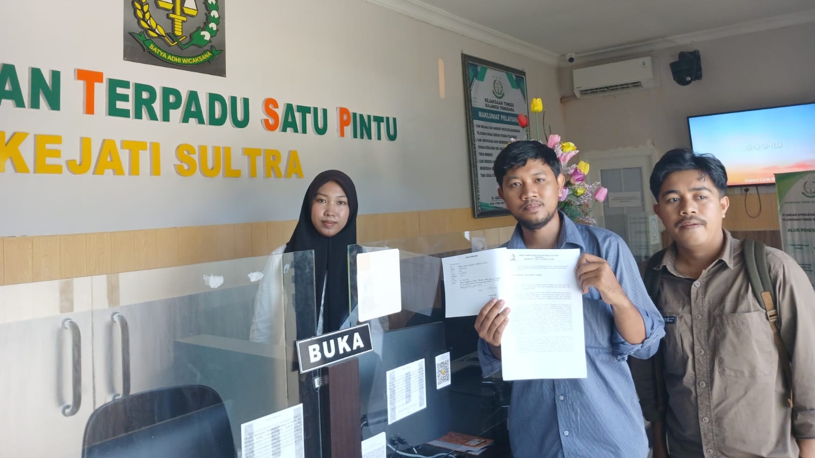 Dugaan KKN, KSBSI Sultra Laporkan Pengadaan Cleaning Service Pemprov di Kejati Sultra