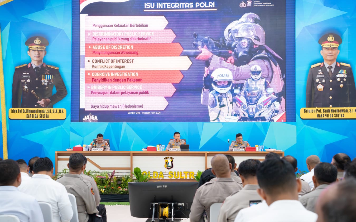 Program Prioritas Kapolda Sultra: Jaga Bumi Anoa, Polisi Harus Hadir, Berbuat dan Bermanfaat