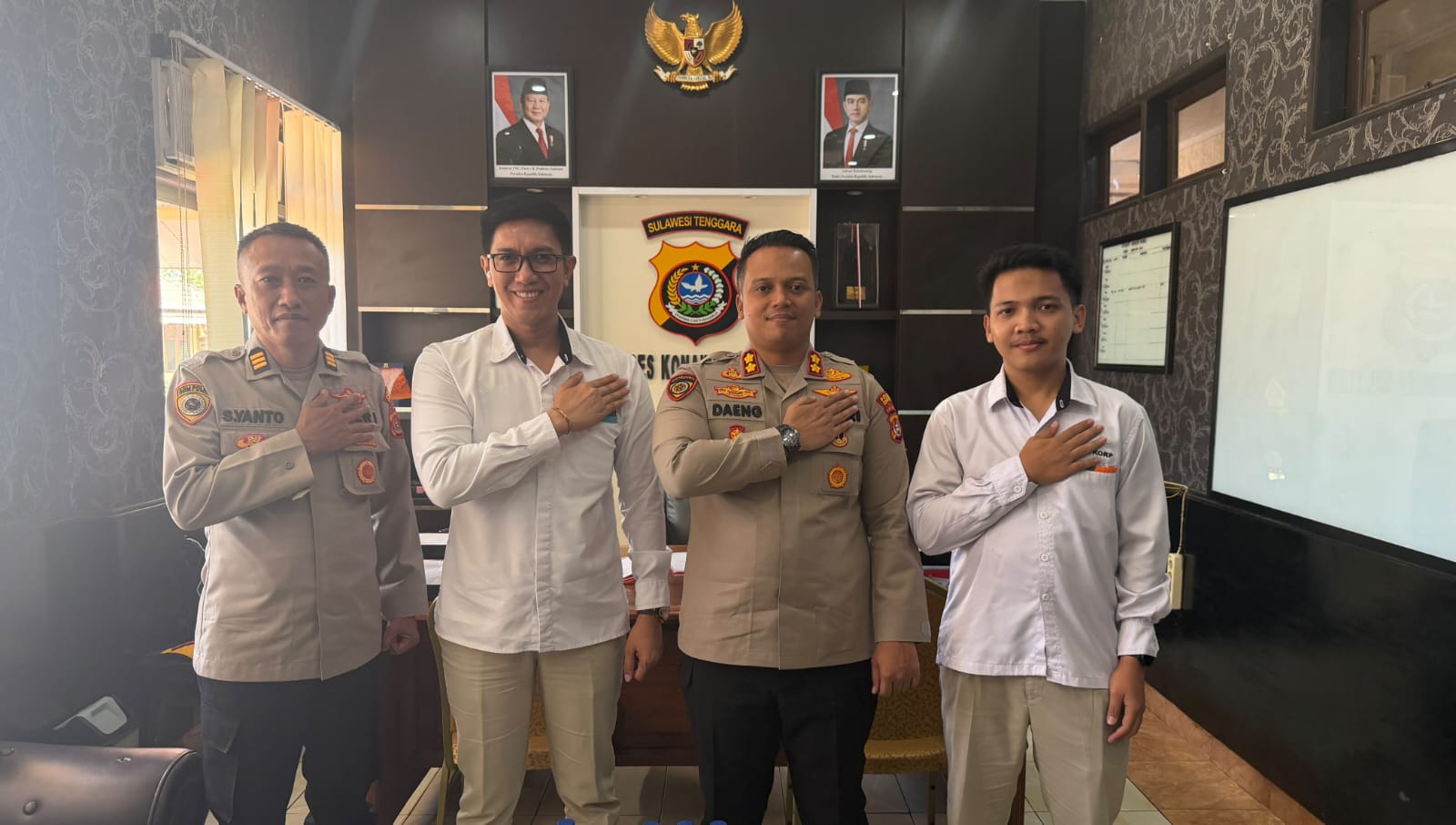 Polres Konsel dan Bulog Perkuat Sinergi Dukung Ketahanan Pangan Nasional