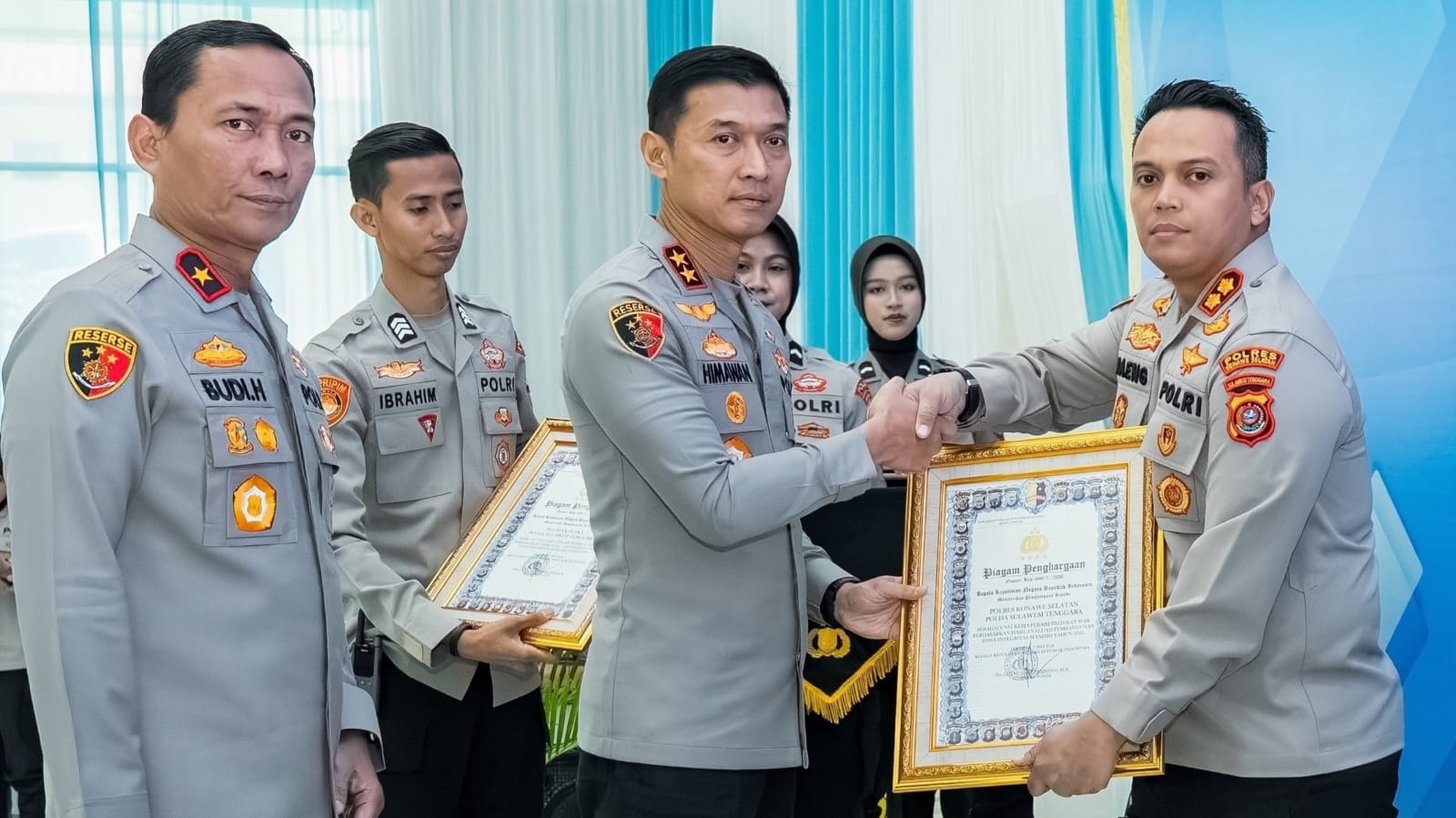 Penghargaan HUT ke-30 Polda Sultra, Polres Konsel Raih Predikat WBK