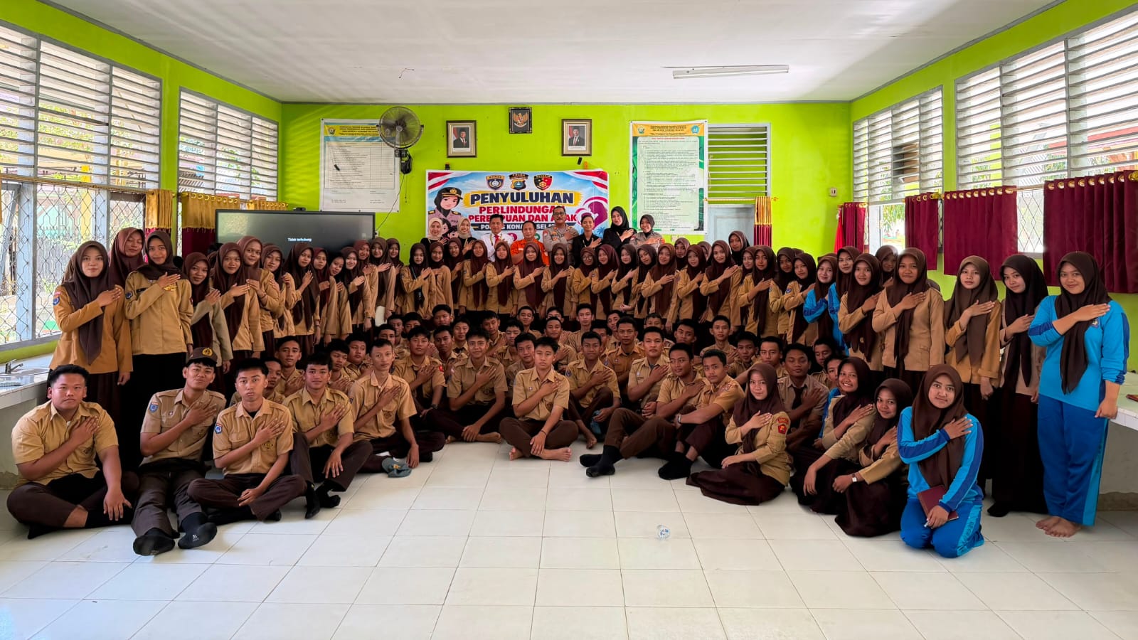 Polres Konawe Selatan Edukasi Pelajar tentang Perlindungan Perempuan dan Anak