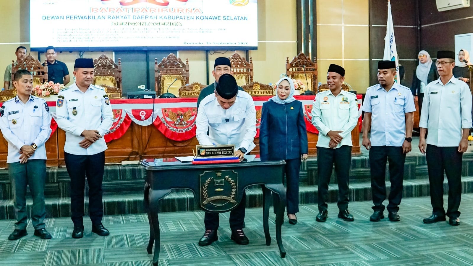 DPRD dan Pemkab Konsel Teken MoU APBD Perubahan 2026