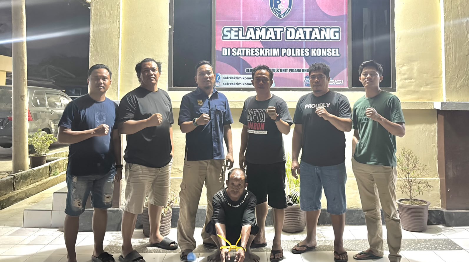 Tim URC Alpha Polres Konsel Tangkap Tersangka Dugaan Pemerkosaan di Laeya