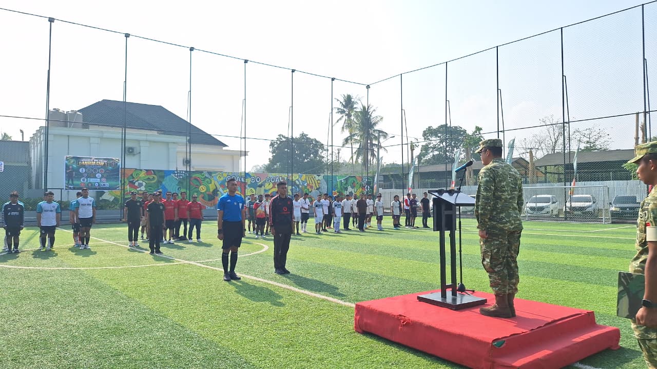 Dandim Cup I Resmi Bergulir di Kendari, Diikuti 16 Tim Lintas Organisasi