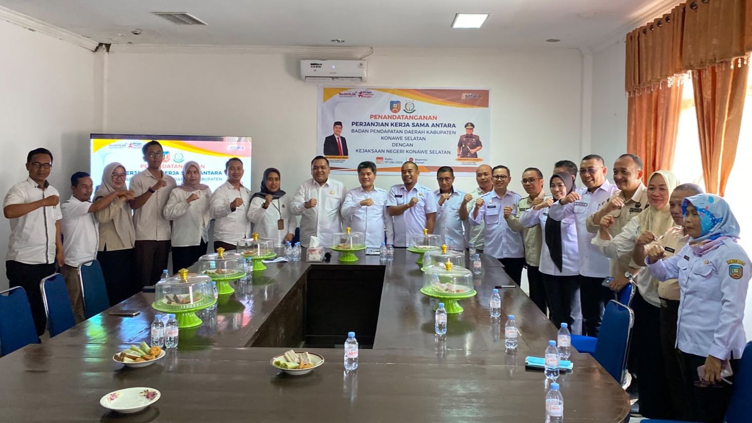 Optimalkan Pendapatan Daerah, Bapenda-Kejari Konsel Teken PKS Perkuat Penagihan Tunggakan dan Kepatuhan Wajib Pajak