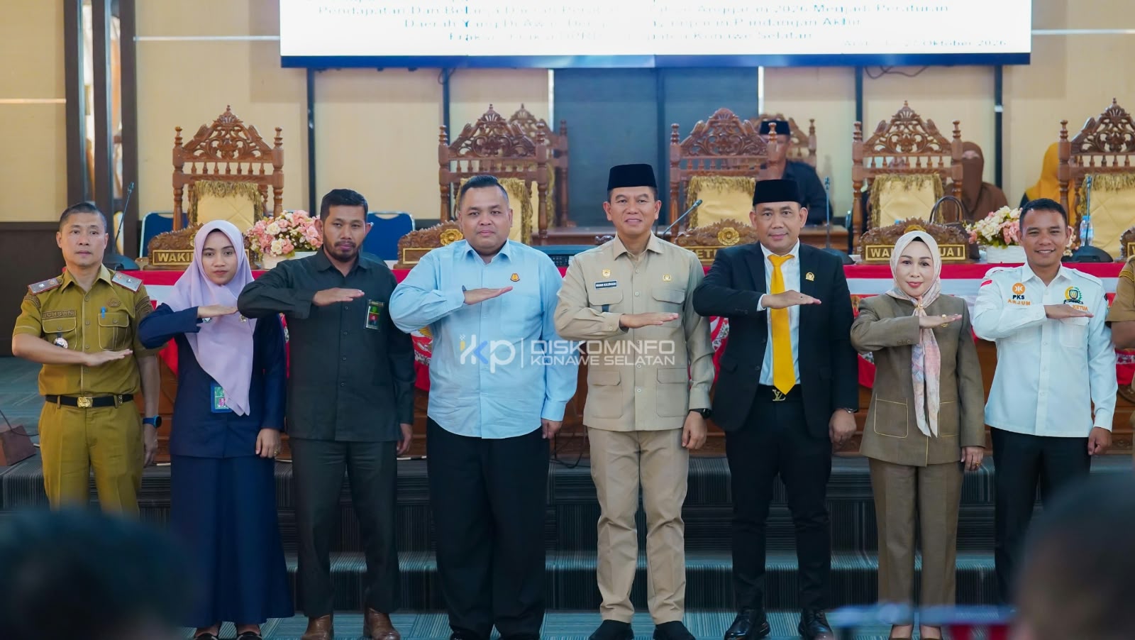 DPRD dan Pemkab Konsel Teken Penetapan APBD-P 2026