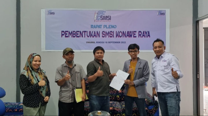 Muhammad Randa Resmi Nahkodai SMSI Konawe