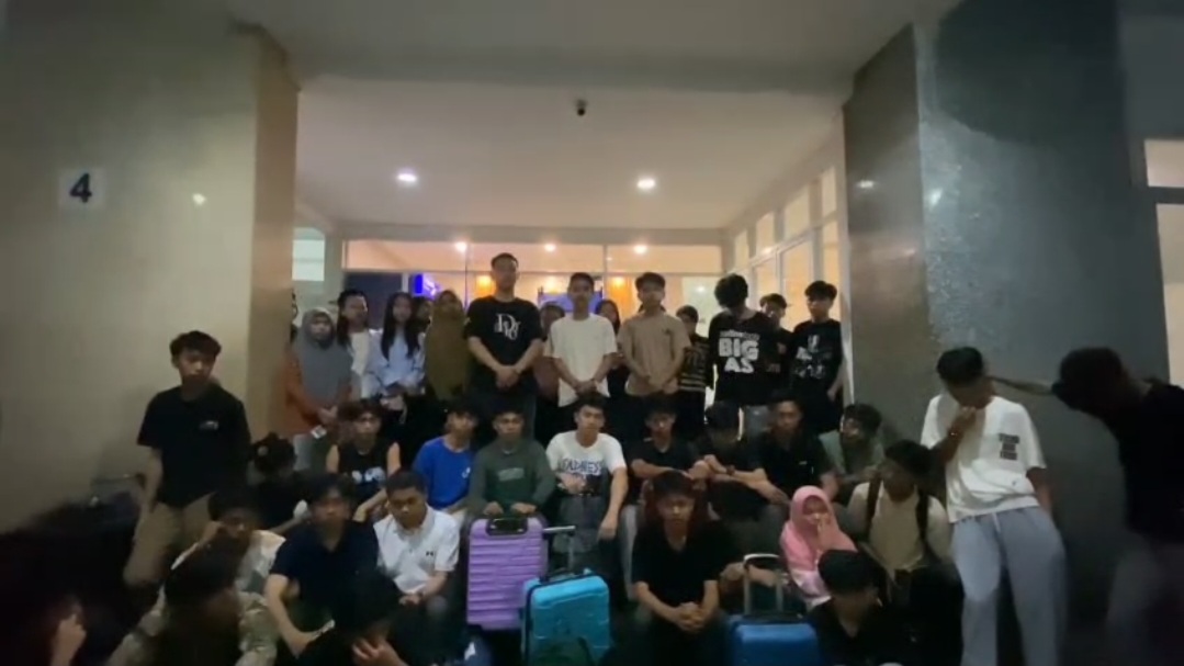 Protes Janji Asrama, Mahasiswa Duduki Kantor Penghubung Pemprov Sultra di Jakarta
