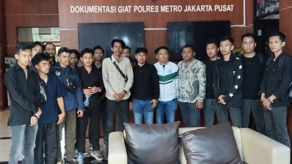 Tuntut Pembangunan Asrama, Puluhan Mahasiswa Sultra Ditangkap Polrestabes Jakarta Pusat