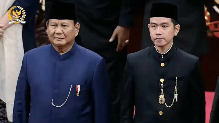 Prabowo Subianto dan Gibran Rakabuming Raka Resmi Dilantik Sebagai Presiden dan Wakil Presiden RI