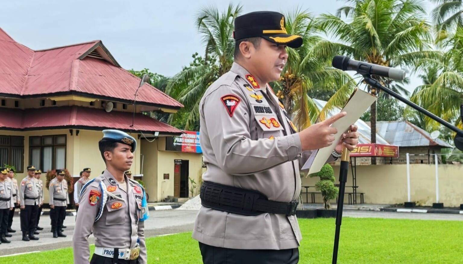 Kapolres Konsel Pimpin Sertijab Sejumlah Pejabat, Ini Daftar Lengkapnya